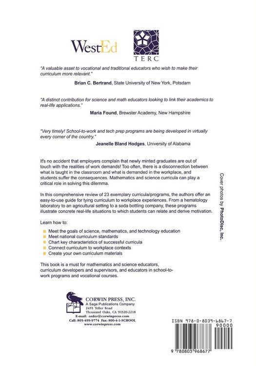 Produktbild: Connecting Mathematics and Science to Workplace Contexts