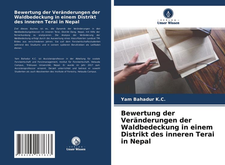 Produktbild: Bewertung der Ver&auml;nderungen der Waldbedeckung in einem Distrikt des inneren Terai in Nepal