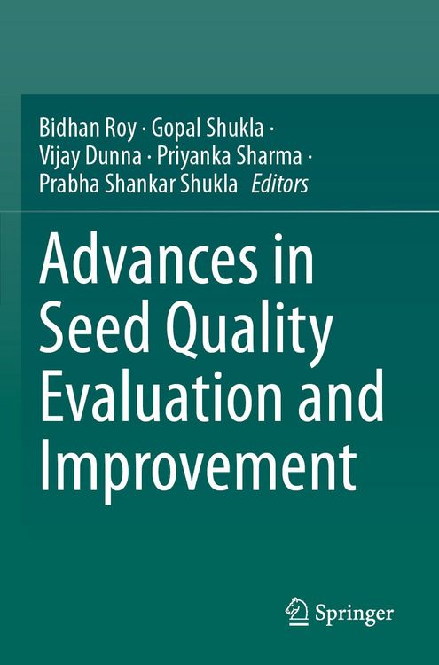 Produktbild: Advances in Seed Quality Evaluation and Improvement