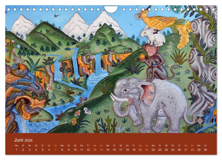 Produktbild: Buddhistische G&ouml;tter, G&ouml;tzen und D&auml;monen (Wandkalender 2026 DIN A4 quer), CALVENDO Monatskalender