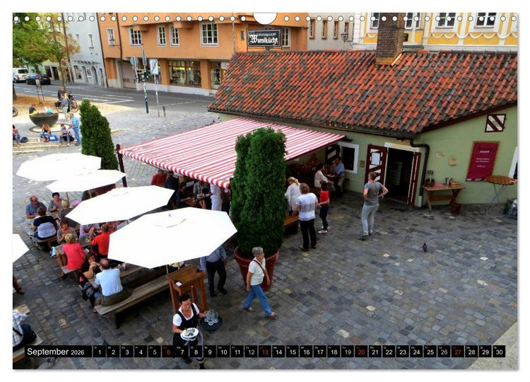 Produktbild: REGENSBURG - urbanes Leben (Wandkalender 2026 DIN A3 quer), CALVENDO Monatskalender