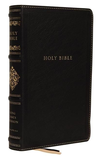 Produktbild: Kjv, Sovereign Collection Bible, Personal Size, Genuine Leather, Black, Red Letter Edition, Comfort Print