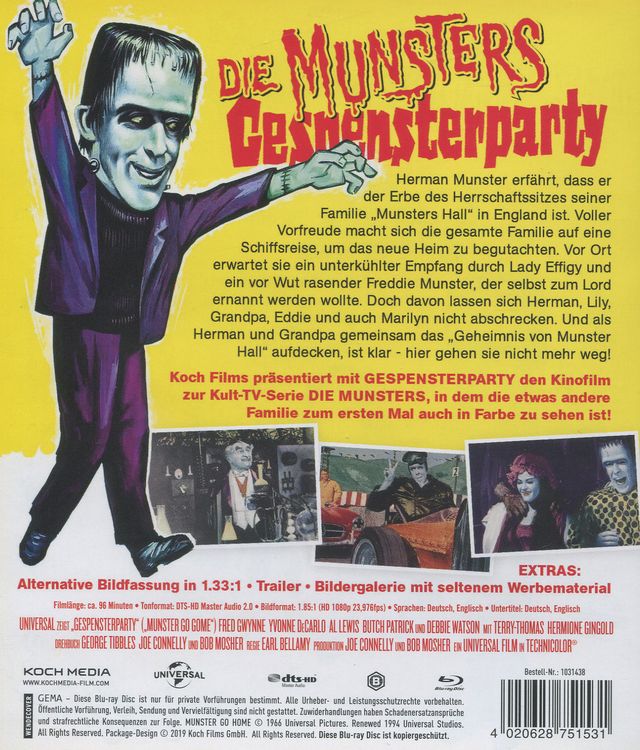 Produktbild: Die Munsters: Gespensterparty