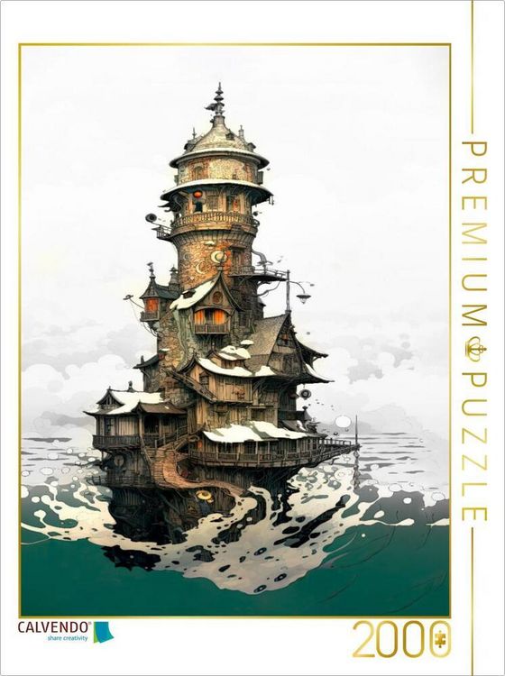 Produktbild: CALVENDO Puzzle Leuchtturm-Odyssee | 2000 Teile Lege-Gr&ouml;&szlig;e 90x67cm Foto-Puzzle f&uuml;r gl&uuml;ckliche Stunden