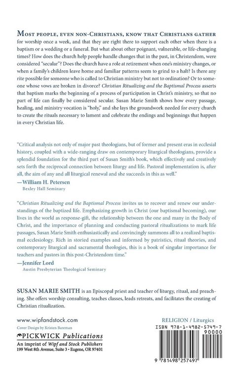Produktbild: Christian Ritualizing and the Baptismal Process