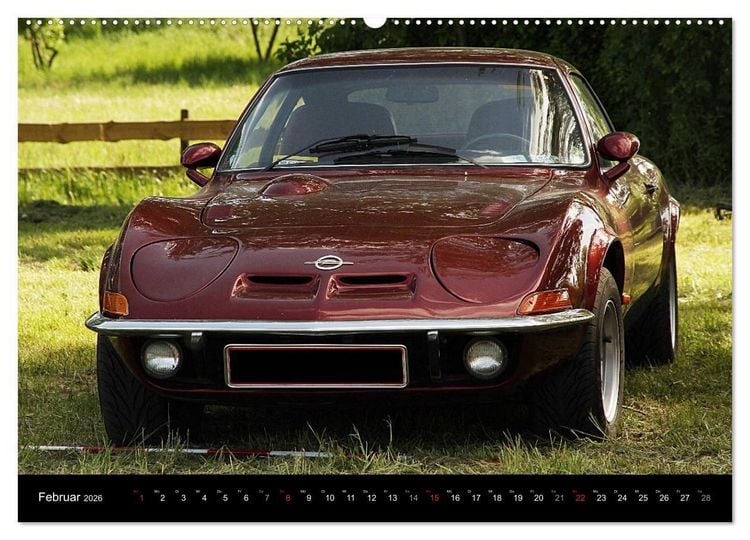 Produktbild: Opel GT Der Kalender (Wandkalender 2026 DIN A2 quer), CALVENDO Monatskalender