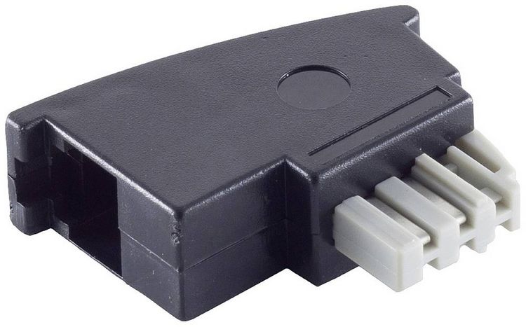 Produktbild: Shiverpeaks Fax Adapter [1x TAE-N-Stecker - 1x RJ11-Buchse 6p4c] Schwarz