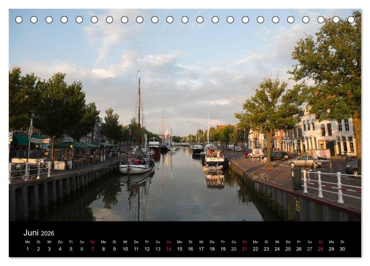 Produktbild: Ein fotografischer Streifzug durch Holland (Tischkalender 2026 DIN A5 quer), CALVENDO Monatskalender