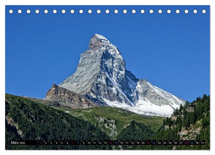 Produktbild: MATTERHORN. Faszination und Magie (Tischkalender 2026 DIN A5 quer), CALVENDO Monatskalender