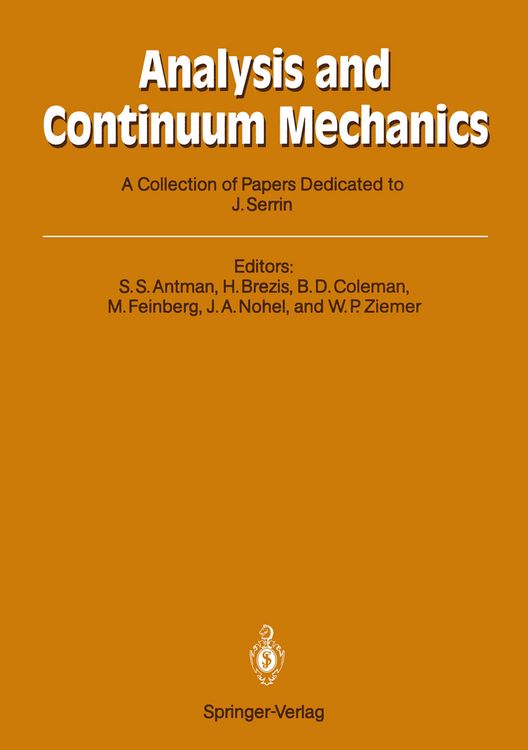 Produktbild: Analysis and Continuum Mechanics