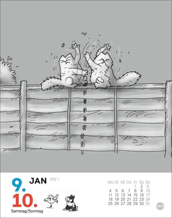 Produktbild: Simons Katze Tagesabrei&szlig;kalender 2027