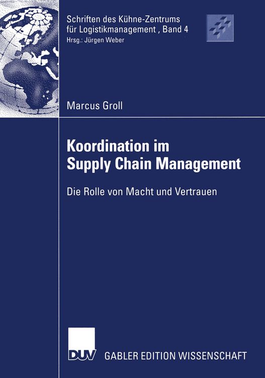 Produktbild: Koordination im Supply Chain Management