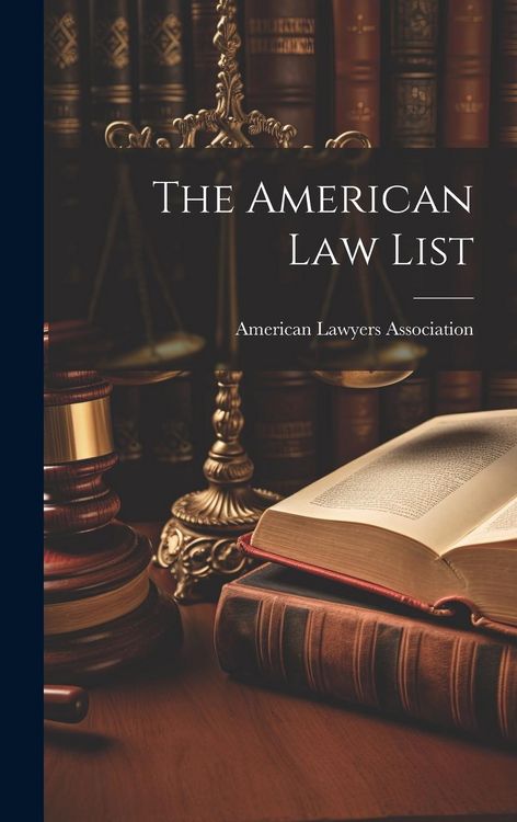 Produktbild: The American Law List