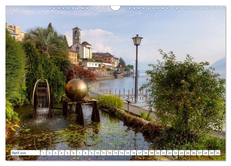 Produktbild: Schweiz - Vom Hochgebirge zu Palmen (Wandkalender 2026 DIN A3 quer), CALVENDO Monatskalender