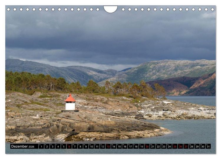Produktbild: Schweden + Norwegen (Wandkalender 2026 DIN A4 quer), CALVENDO Monatskalender