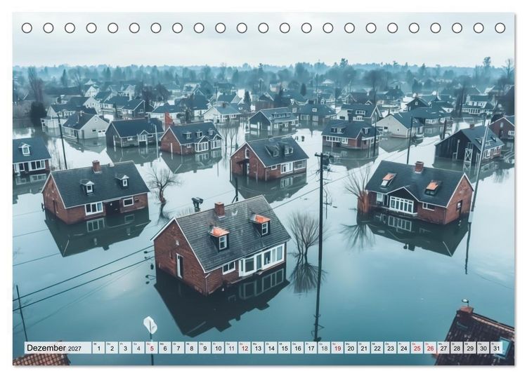 Produktbild: Naturgewalten - Ungez&auml;hmt und Unaufhaltsam (Tischkalender 2027 DIN A5 quer), CALVENDO Monatskalender