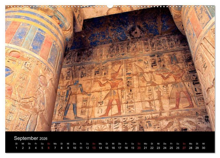 Produktbild: Luxor in Bildern - Auf den Spuren des antiken &Auml;gypten in Theben Ost und Theben West (Wandkalender 2026 DIN A2 quer), CALVENDO Monatskalender