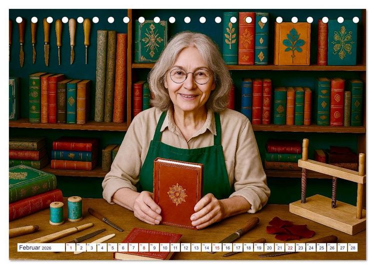 Produktbild: Traditionelle Gewerke (Tischkalender 2026 DIN A5 quer), CALVENDO Monatskalender