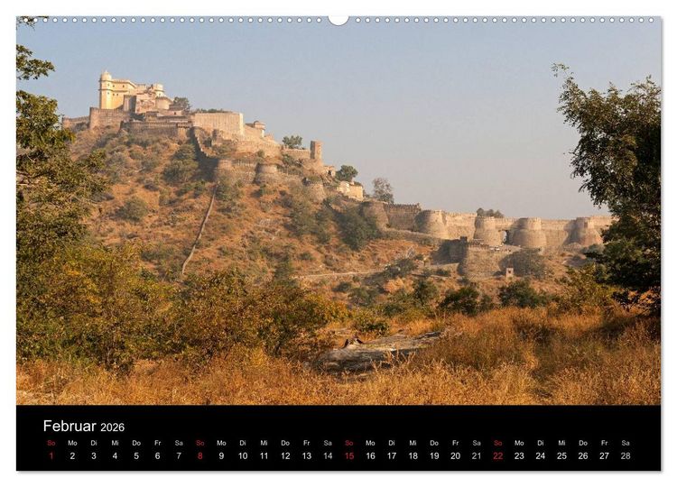 Produktbild: Indien, vom Taj Mahal zur W&uuml;ste Thar (Wandkalender 2026 DIN A2 quer), CALVENDO Monatskalender