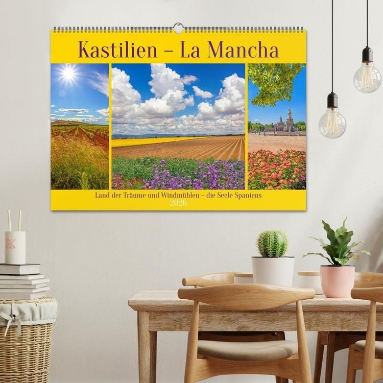 Produktbild: Kastilien - La Mancha (Wandkalender 2026 DIN A2 quer), CALVENDO Monatskalender