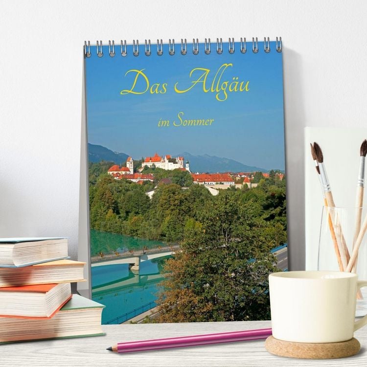 Produktbild: Das Allg&auml;u im Sommer (Tischkalender 2027 DIN A5 hoch), CALVENDO Monatskalender