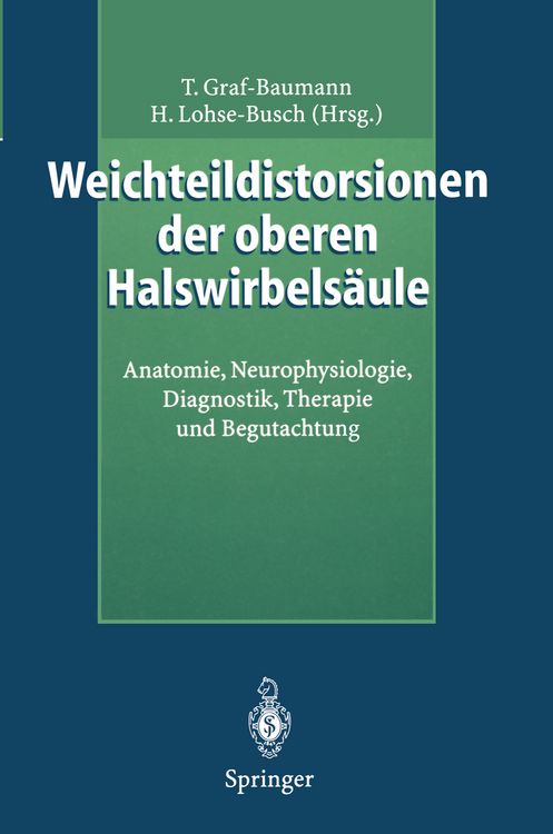 Produktbild: Weichteildistorsionen der oberen Halswirbels&auml;ule