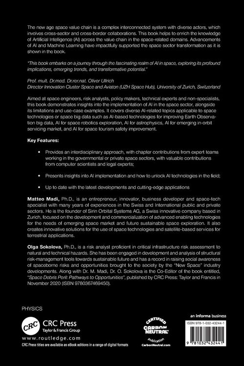 Produktbild: Artificial Intelligence for Space