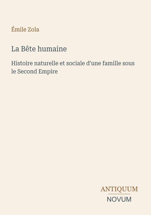 Produktbild: La B&ecirc;te humaine