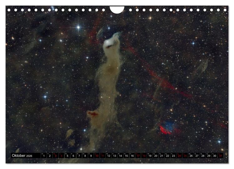 Produktbild: Ein Streifzug durch das Universum (Wandkalender 2026 DIN A4 quer), CALVENDO Monatskalender