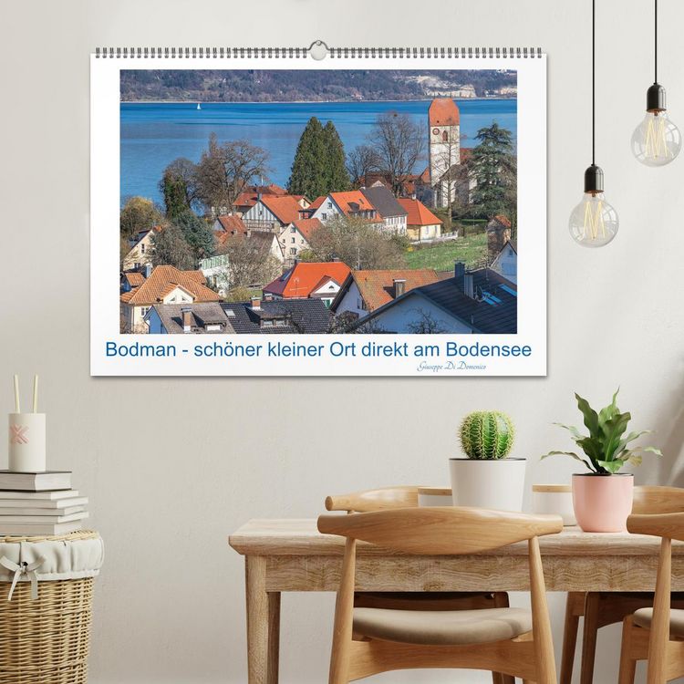 Produktbild: Bodman - sch&ouml;ner kleiner Ort direkt am Bodensee (Wandkalender 2026 DIN A2 quer), CALVENDO Monatskalender
