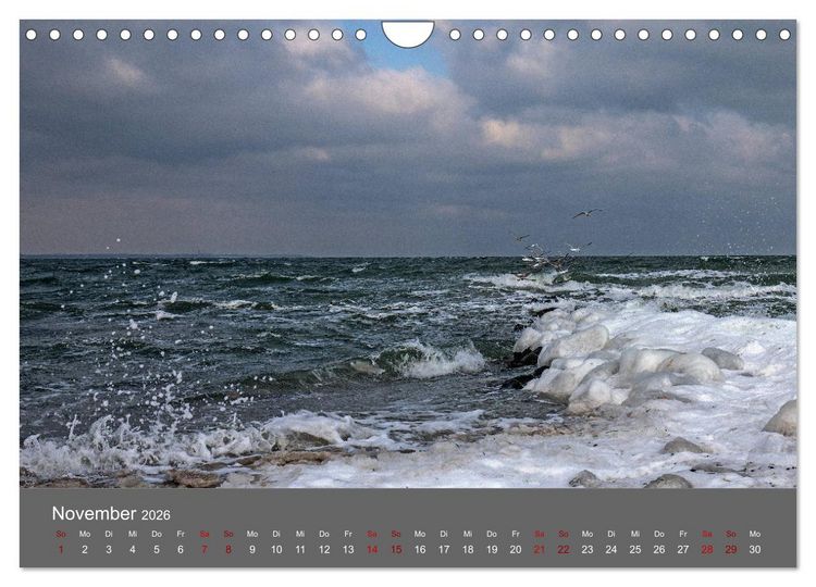 Produktbild: L&uuml;becker Bucht - Travem&uuml;nde - Niendorf - Timmendorf (Wandkalender 2026 DIN A4 quer), CALVENDO Monatskalender