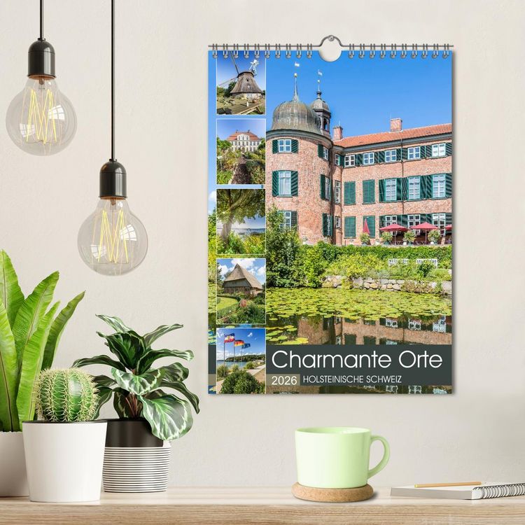 Produktbild: HOLSTEINISCHE SCHWEIZ Charmante Orte (Wandkalender 2026 DIN A4 hoch), CALVENDO Monatskalender
