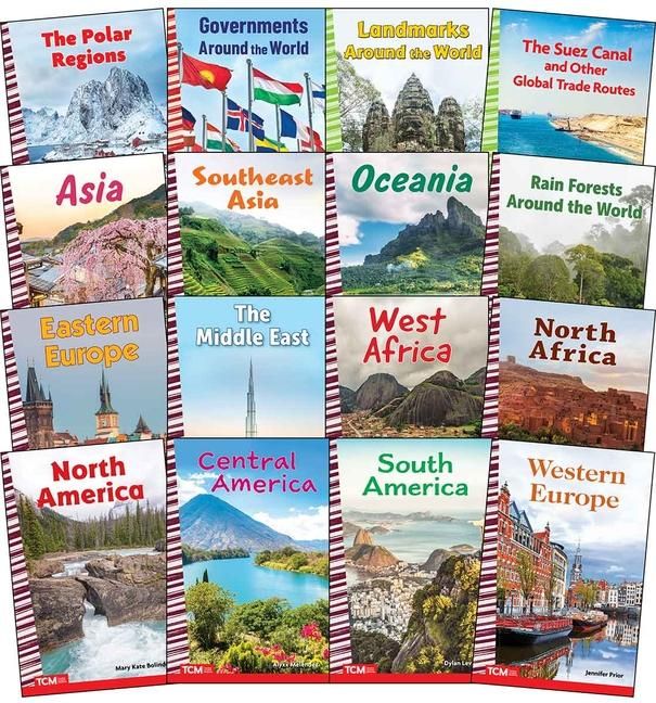 Produktbild: Around the World Social Studies Readers 16-Book Set