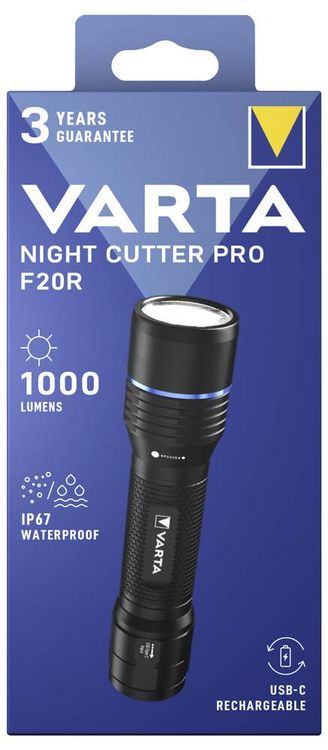 Produktbild: Varta Cons.Varta LED-Taschenlampe F20R mit Akku