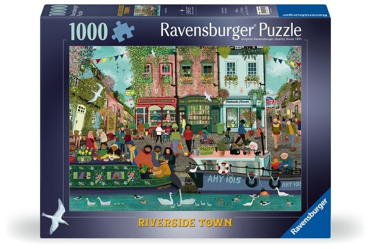 Produktbild: Erwachsenenpuzzle 1000 Teile - Stadt am Fluss