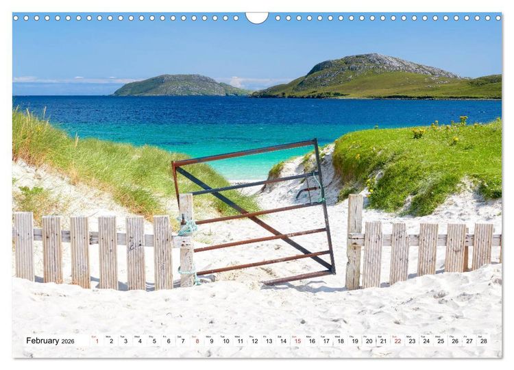 Produktbild: Outer Hebrides - Scotland Scottish dream beaches and landscapes (Wall Calendar 2026 DIN A3 landscape), CALVENDO 12 Month Wall Calendar