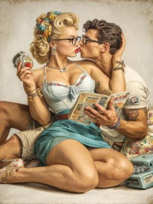 Produktbild: CALVENDO Puzzle Ein K&uuml;sschen f&uuml;r dich | 1000 Teile Lege-Gr&ouml;&szlig;e 64x48cm Foto-Puzzle f&uuml;r gl&uuml;ckliche Stunden