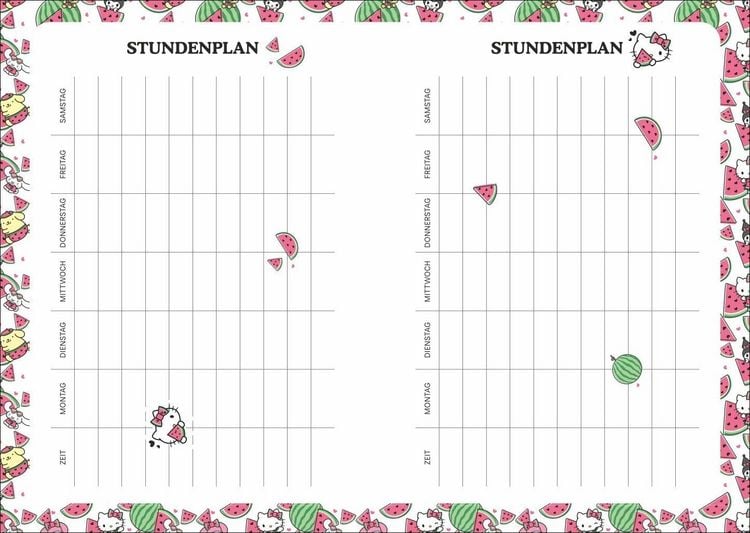 Produktbild: Hello Kitty 17-Monats-Kalenderbuch A5 2027 - 17 Monate. Von August 2026 bis Dezember 2027
