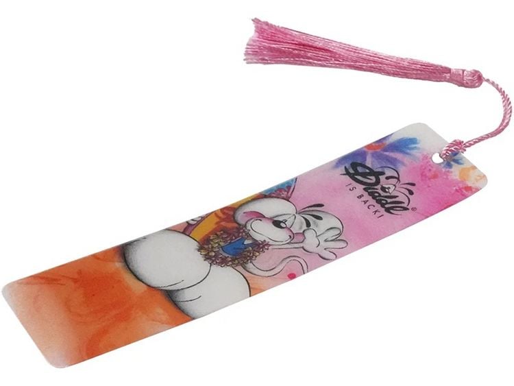Produktbild: Diddl 3D-Optik-Lesezeichen, Diddl Hawaii rosa