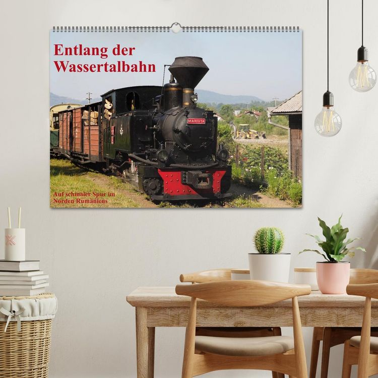 Produktbild: Entlang der Wassertalbahn - Auf schmaler Spur im Norden Rum&auml;niens (Wandkalender 2026 DIN A2 quer), CALVENDO Monatskalender