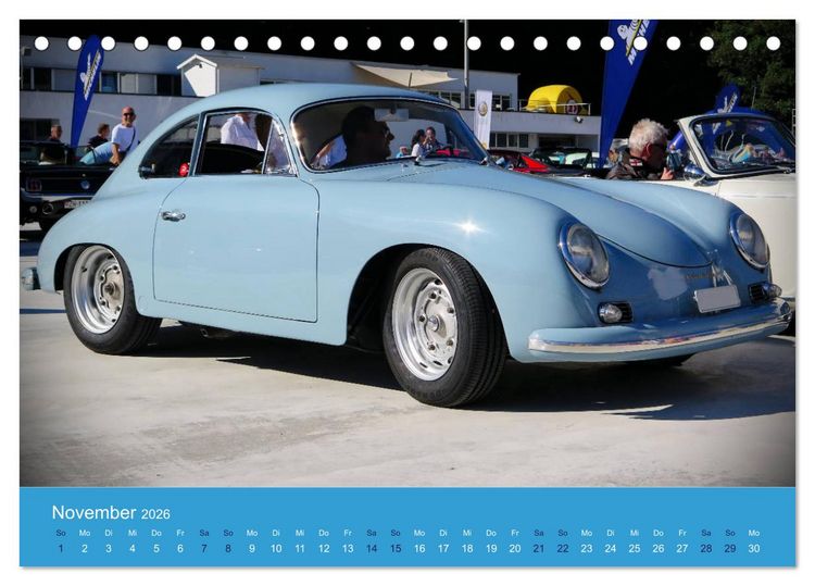 Produktbild: Porsche Classics (Tischkalender 2026 DIN A5 quer), CALVENDO Monatskalender