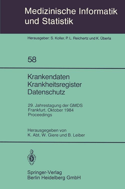 Produktbild: Krankendaten Krankheitsregister Datenschutz