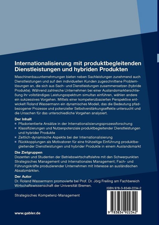 Produktbild: Internationalisierung mit produktbegleitenden Dienstleistungen und hybriden Produkten