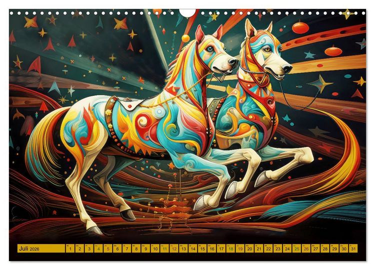 Produktbild: Zirkus Witzig und skurril (Wandkalender 2026 DIN A3 quer), CALVENDO Monatskalender