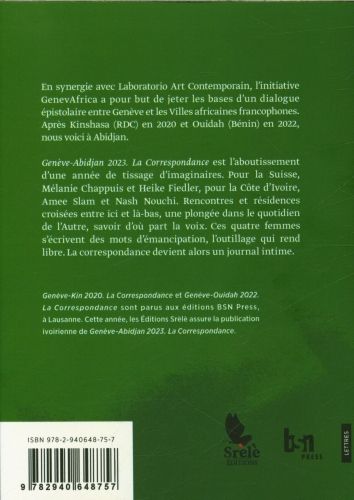 Produktbild: Gen&egrave;ve-Abidjan 2023 : la correspondance