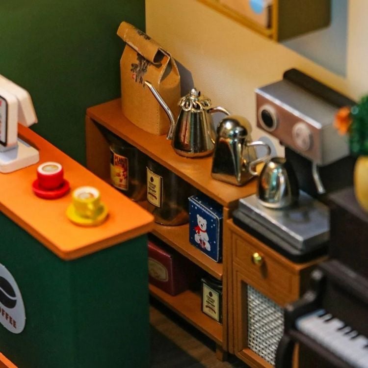 Produktbild: Book Nook DIY B&uuml;cherecke Nachmittagskaffee Caf&eacute;