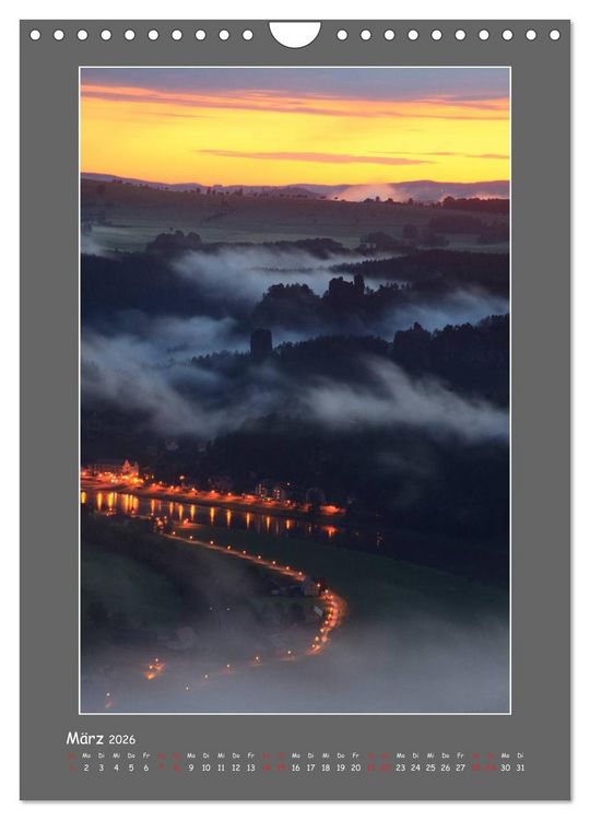 Produktbild: Meine sch&ouml;ne S&auml;chsische Schweiz (Wandkalender 2026 DIN A4 hoch), CALVENDO Monatskalender