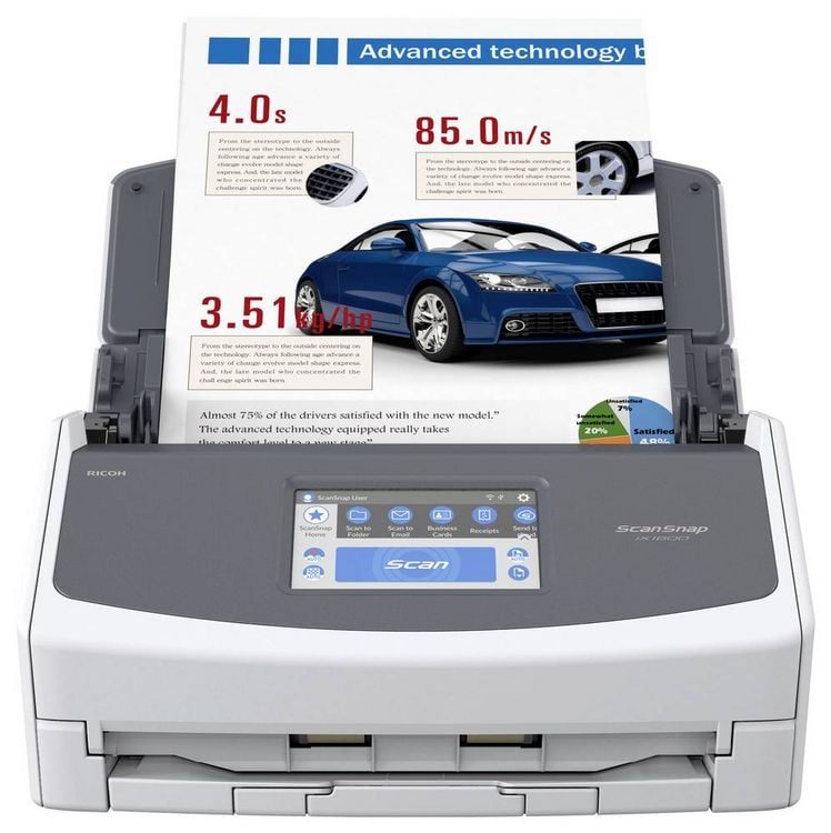 Produktbild: Ricoh ScanSnap iX1600 Duplex-Dokumentenscanner A4 600 x 600 40 Seiten/min USB, WLAN