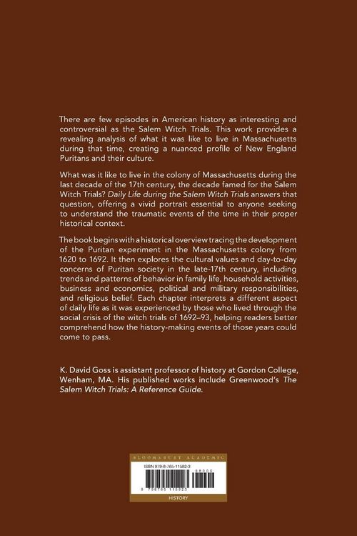 Produktbild: Daily Life during the Salem Witch Trials