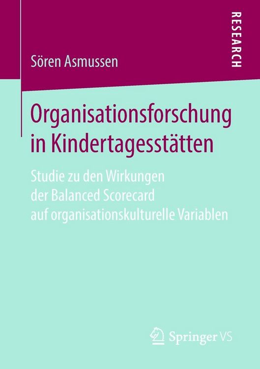 Produktbild: Organisationsforschung in Kindertagesst&auml;tten